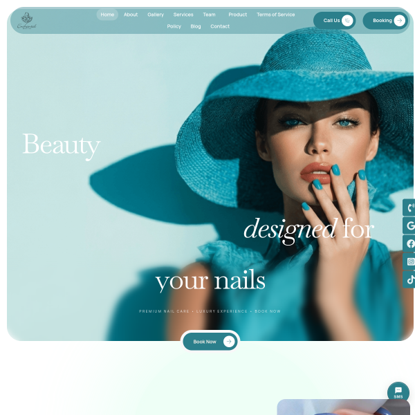 Enchanted Beauty Spa live website example